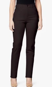Gloria Vanderbilt Women's Amanda Classic High Rise Coffe Roast 16 Size - Picture 1 of 6