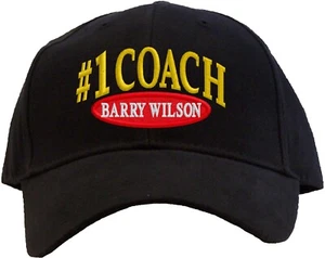 Baseballmütze personalisiert #1 Coach bestickt - individuell mit Ihrem Namen - - Bild 1 von 7