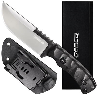Oerla Fixed Blade Outdoor Duty Straight Field Knife G10 Handle and Kydex Sheath - Image 1 of 4