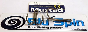 NEW Mustad 7982HS Double Hooks Ami Doppi Acciaio Inox SIZE: 2/0 - Foto 1 di 1