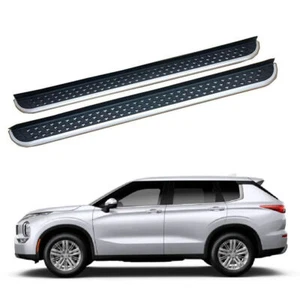 Fits for Mitsubishi Outlander 2022 Fixed Side Step Pedal Running Board Nerf Bar  - Imagen 1 de 10
