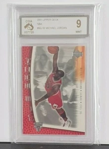 2001-02 cubierta superior Michael Jordan MJ's espalda - Chicago Bulls - grado CGA 9 - MJ50 - Imagen 1 de 1