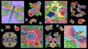Wilmington Rainbow Flight by Hello Angel 77637 946 Rainbow Flight 24" Panel - Picture 1 of 1