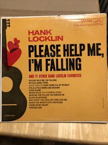 Hank Locklin Vinyl Record Please Help Me I’m Falling LPM-2291 And 11 Other Favor - Picture 1 of 4