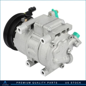 A/C AC Compressor and Clutch Fits Hyundai Accent 1.6L 2006 2007-2009 - Picture 1 of 13