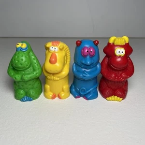 Set salvavita vintage 1991 Burger King giocattoli pasto per bambini Freaky Fellas Funsters - Foto 1 di 8