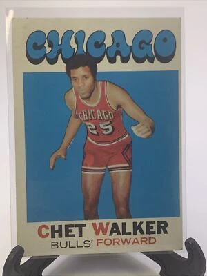 1971-72 Topps Chet Walker Basketball Card #66 Chicago Bulls - Image 1 of 4