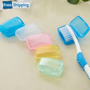 5pcs Portable Toothbrush Head Case - Travel Toothbrush Head Protector Cover - Picture 1 of 6