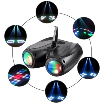 128 LEDs Airship RGB Stage Light DJ Disco KTV Pattern Effect Show LED Lighting - Image 1 of 4