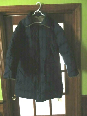 ABRIGO DE PLUMÓN REVERSIBLE AZUL/MARRÓN THE MAN'S SHOP AT LORD & TAYLOR TALLA GRANDE Foto 1 de 4