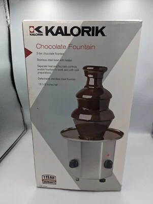 2-уровневый шоколадный фонтан фондю Kalorik сталь двойной контроль проверенная работа - Изображение 1 из 4