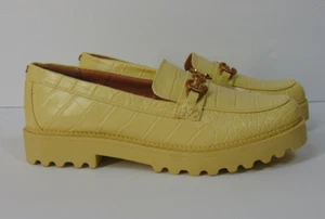 Zapato Mocasín Circus NY Mujer Amarillo Suave Talla 11 Sam Edelman Deana Mocasines Croc - Imagen 1 de 9