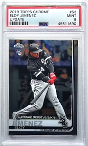 Eloy Jimenez Update ROOKIE Graded PSA 9 Topps Chrome 2019 Card #53 White Sox - Picture 1 of 2