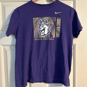 Nike James Madison Football Purple T-Shirt Boy's Large - Picture 1 of 4