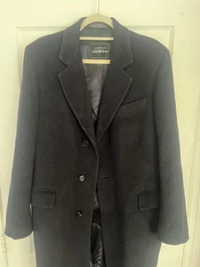 Saks 5th Avenue 100% Cashmere Coat Made In The USA Size 46 - Picture 1 of 6