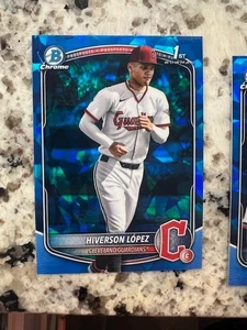 2025 BOWMAN CHROME SAPPHIRE PROSPECT 1st CARD GUARDIANS HIVERSON LOPEZ #BCP-196 - Picture 1 of 1