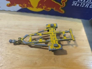 Vtg 4" Boat Trailer Diecast by Tootsie Toy Yellow C139C - Picture 1 of 2
