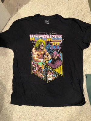 WWE WrestleMania VI T-Shirt - Ultimate Warrior vs Macho Man Randy Savage - XL - Image 1 of 3