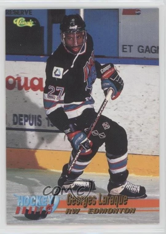 1995 Classic Draft Georges Laraque #28 - Image 1 of 2