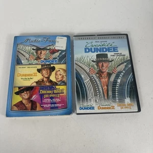 Crocodile Dundee Triple Feature 3 DVD Set 2010 Paul Hogan Comedy W/ Slipcover - Foto 1 di 12