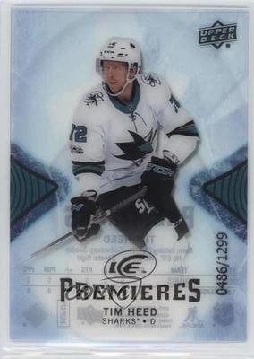 2017-18 Upper Deck Ice Ice Premieres /1299 Tim Heed #110 Rookie RC - Image 1 of 2