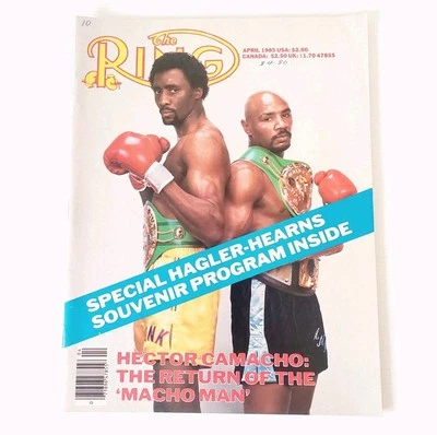 THE RING Magazine April 1985 HAGLER-HEARNS - Image 1 of 4