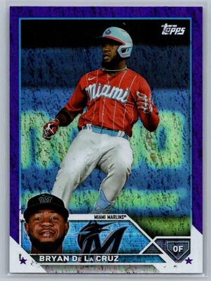 Bryan De La Cruz 2023 Topps Purple Foil /799 #599 - Image 1 of 2