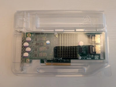Supermicro AOC-S2308L-L8i PCIe 3.0 SAS HBA 9207-8i IT Mode ZFS TrueNAS unRAID - Image 1 of 2