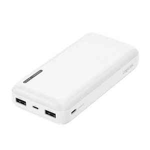 Powerbank 20000mAh USB-C USB-A Schnelllader Handy Smartphone Power-Bank weiß - Bild 1 von 8