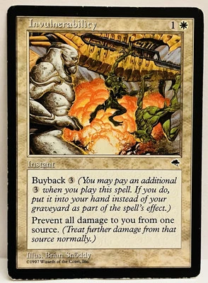 Invulnerability - #25-MTG-Tempest-Regular-MP - Image 1 of 2