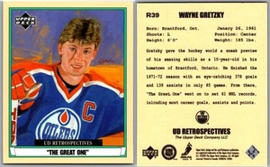 02-03 ARTISTIC IMPRESSIONS RETROSPECTIVES - WAYNE GRETZKY #R39 EDMONTON OILERS - Picture 1 of 1