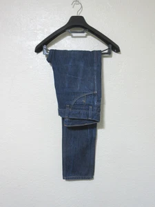 LEVI'S Vintage Clothing LVC 606 Super Slim Rigid Black Tab Jeans 32X30 - Picture 1 of 10
