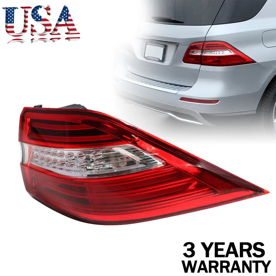 NEW LED Tail Light Right Outer Side For 2012-2015 Mercedes Benz ML350 ML550 W166 - Image 1 of 4