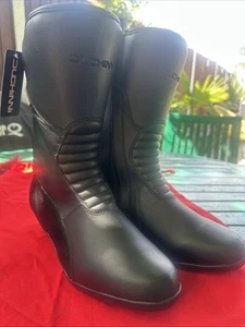 Duchinni Juno Ladies Motorcycle Boots Uk 8 - Picture 1 of 15