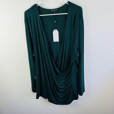 Top cruzado universal estándar Hunter verde manga larga talla XL 26-28 Foto 1 de 3