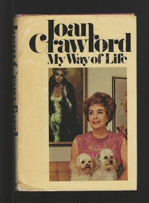 Joan Crawford memoir 1971 My Way of Life vintage 1st Printing Stated Hard/DJ VG Foto 1 de 4