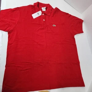 Polo rojo Lacoste para hombre talla 7/XL NUEVO CON ETIQUETAS - Imagen 1 de 6