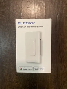 Elegrp Smart Wi-Fi Dimmer Switch Smart Home Light Switch White - Picture 1 of 2