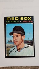 1971 Topps #740 Luis Aparicio - Boston Red Sox HIGH NUMBER EX NM Center Gloss