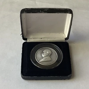 Vintage 999 Fine Silver Dr. George F. Heath Medal (ANA Founder) In Original Box - Picture 1 of 12