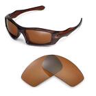 New Walleva Brown Polarized Replacement Lenses For Oakley Monster Pup Sunglasses