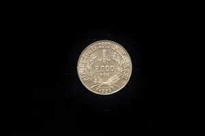 1924 Brazil 2000 Reis .1286 ASW KM 526 #CR10064 - Picture 1 of 2