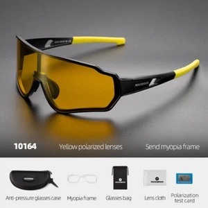 RockBros Cycling Polarized Sunglasses Outdoor Driving Fishing UV400 Eyewear Full - Picture 1 of 3