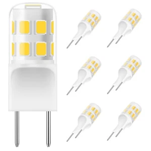 G8 Led Bulb Dimmable, 3W T4 Led Bulb, 20-25W Halogen Equivalent, Warm White 3... - Picture 1 of 9