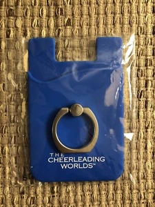 The Cheerleading Worlds Phone Wallet w / Ring Stand Stick-on Adhesive Cheer - Picture 1 of 2