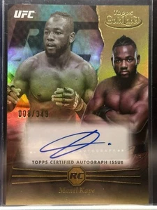 Autógrafos de novato Topps Gold Label UFC Manel Kape 2024/349 RCA-MAK peso mosca radiocontrol - Imagen 1 de 2