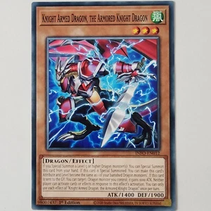 (3x) Knight Armed Dragon, the Armored Knight Dragon - INFO-EN012 - NM - Common - Picture 1 of 2