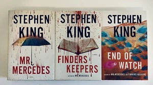 Stephen King Bill Hodges Mr Mercedes Finders Keepers End Watch HC 1st Printing - Picture 1 of 14