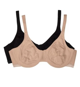 Fruit Of The Loom 9292PR Extreme Comfort Bra - 2 Pack - Picture 1 of 5