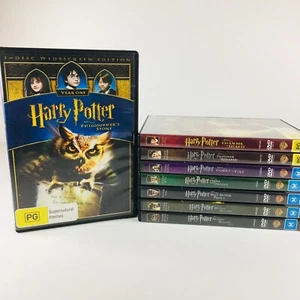 Harry Potter Movie Collection 1-8 DVD Set Fantasy Mystery Adventure Free Postage - Picture 1 of 22